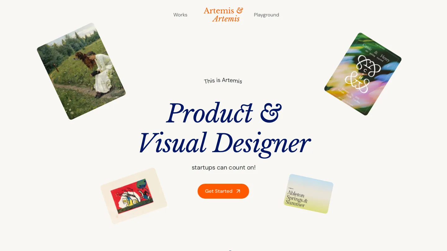 artemis - Framer Portfolio & Agency Website Template