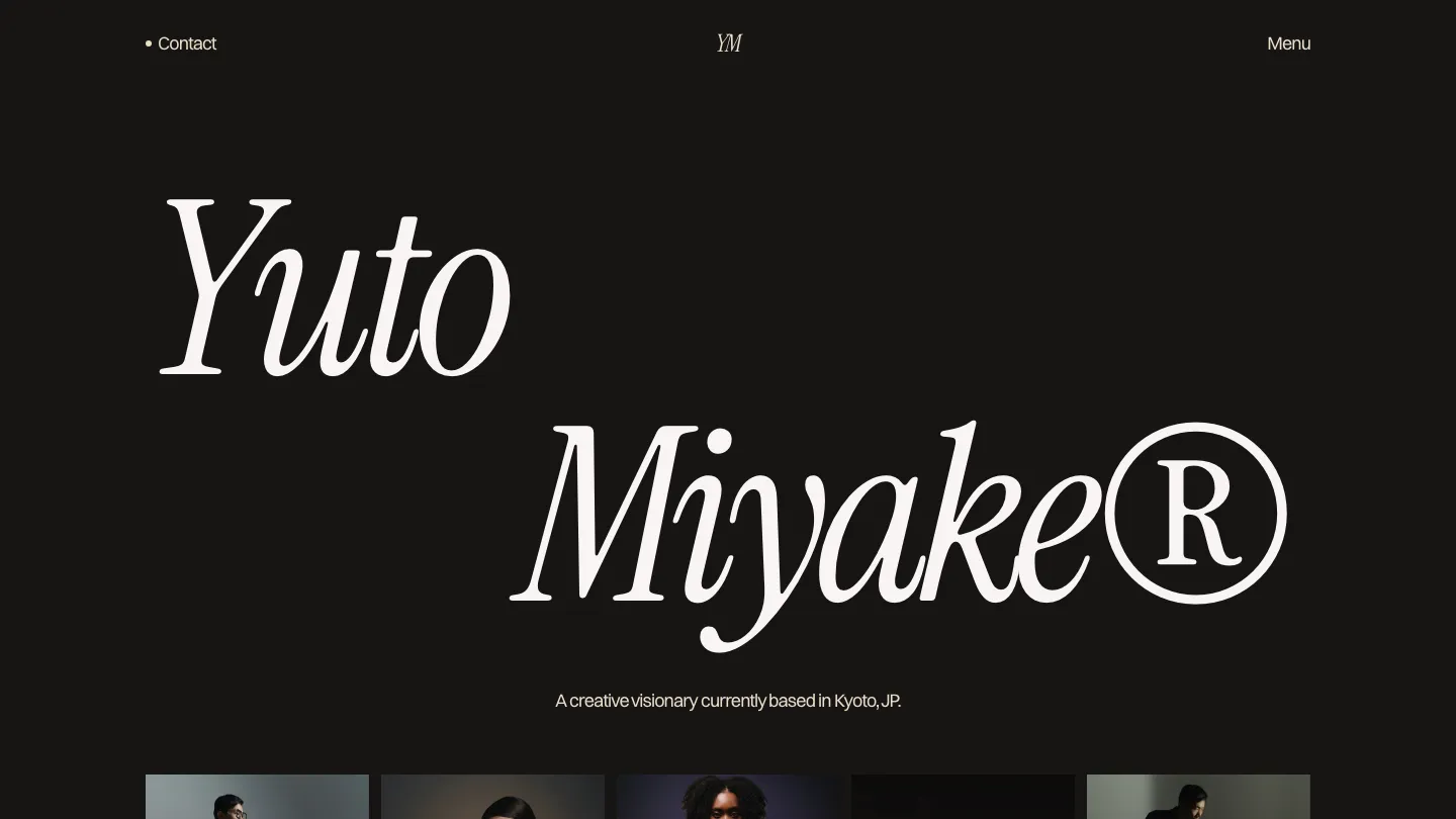 yuto - Framer Photography & Videography Website Template