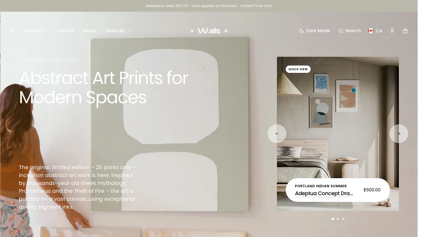 Walls - Shopify Retail & E-commerce Website Theme