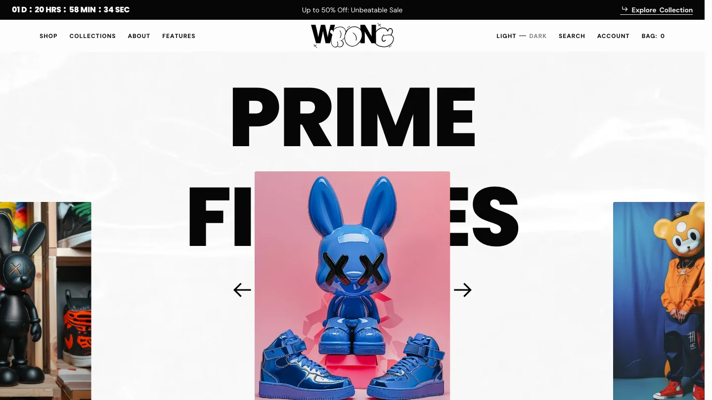 Wrong - Shopify Retail & E-commerce Website Theme