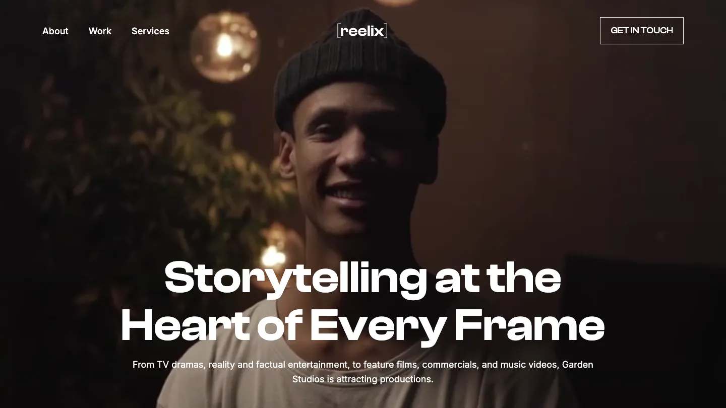 Reelix - Webflow Portfolio & Agency Website Template