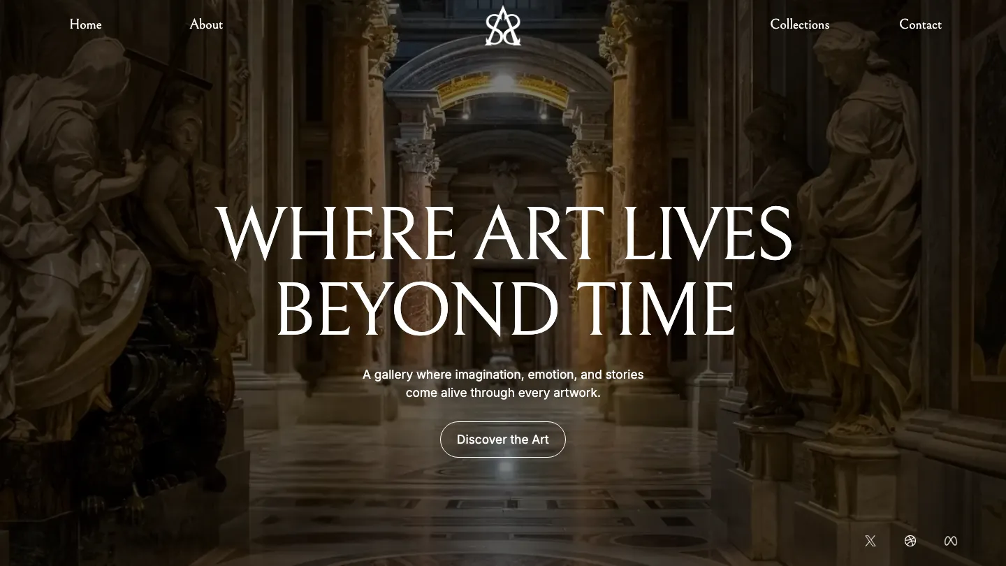 Sharron - Webflow Art & Design Website Template